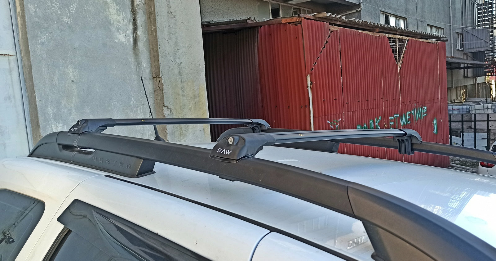 Dacia Duster Roof Rack Bars For Vehicles With Raised Roof Rails 2018- Up Black Color Dacia Duster Roof Rack Bars For Vehicles With Raised Roof Rails 2018- Up Black Color